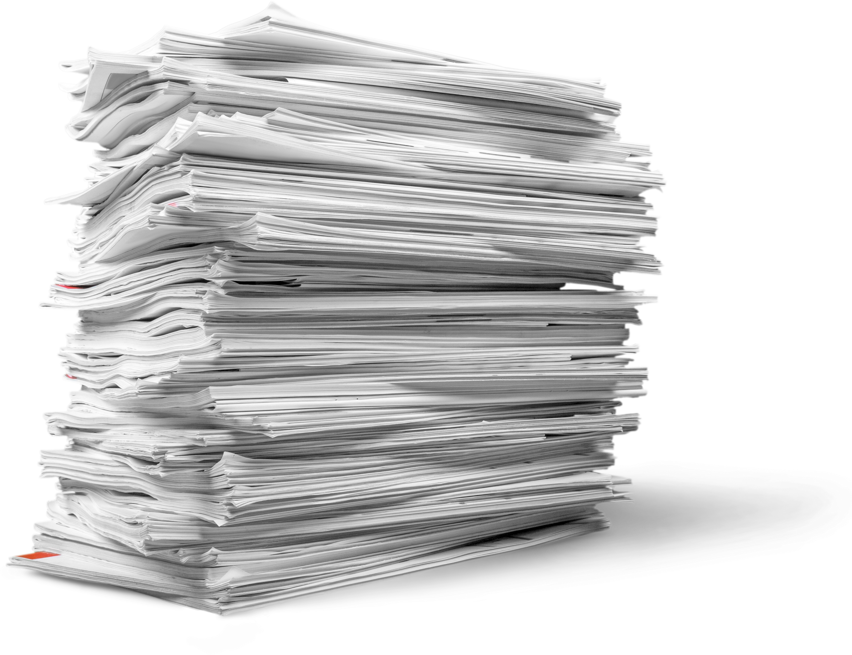 Pile of White Paper